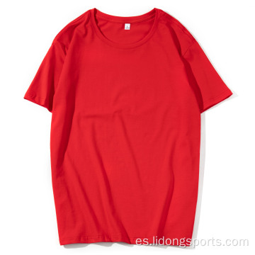 Camiseta casual Unisex Llanura 100% algodón manga corta camiseta camiseta de verano camisetas